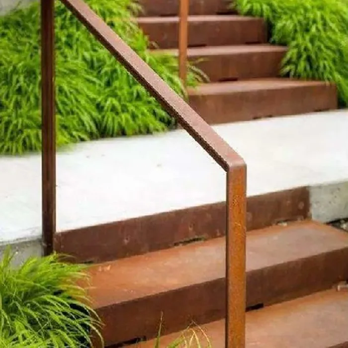 Metal Lawn Corten Steel Folded Garden Edging
